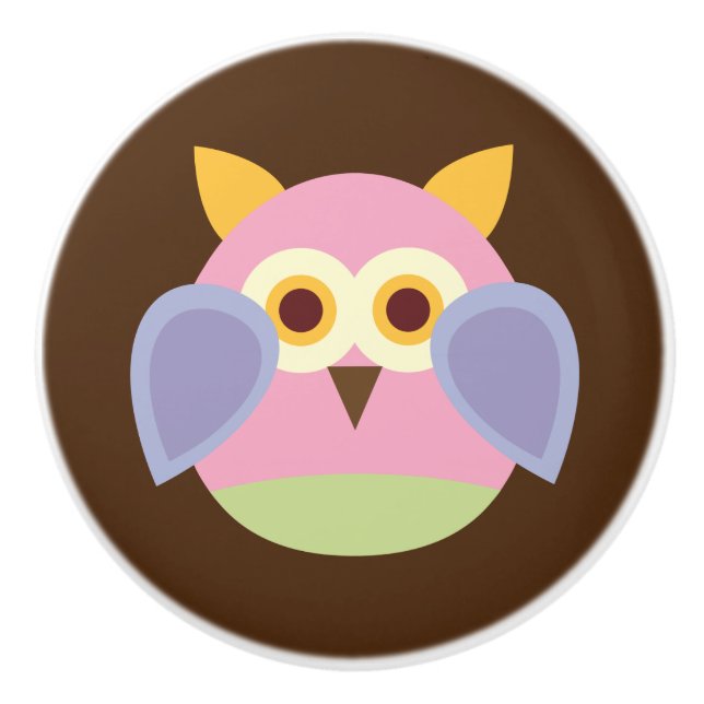 Ceramic Knob/Owl Knob (Front)