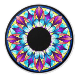 Ceramic Knobs with a Colourful,Unique Pattern
