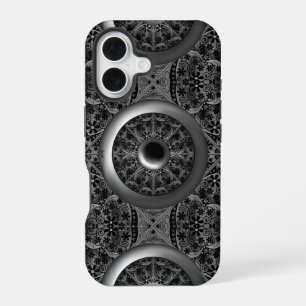 Ceramic Lace Black iPhone 16 Case