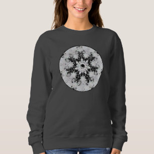 Ceramic lace black & snowflake sweatshirt