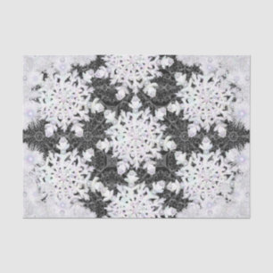 Ceramic lace black & snowflake tissue paper