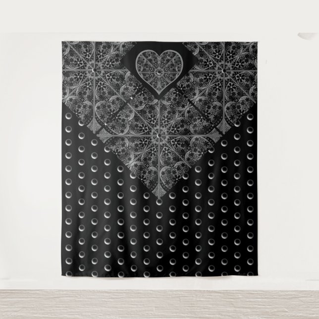 Ceramic Lace Black Tapestry (Front)