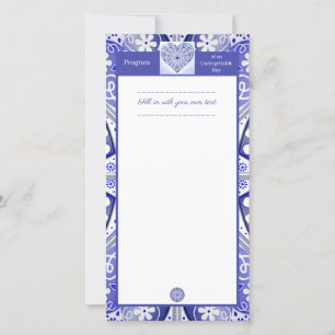 Ceramic lace Blue of Greece