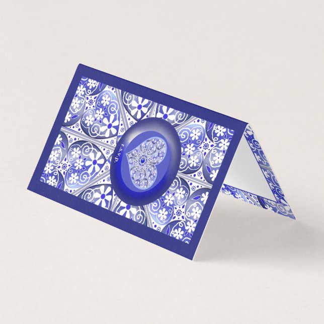 Ceramic Lace Blue of Greece (Front)