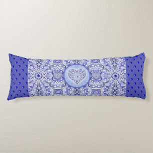Ceramic Lace Blue of Greece Body Cushion