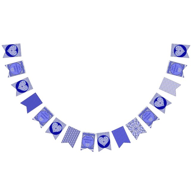 Ceramic Lace Blue of Greece Bunting (All)