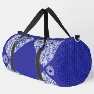 Ceramic Lace Blue of Greece Duffle Bag