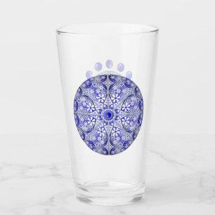 Ceramic Lace Blue of Greece Glass