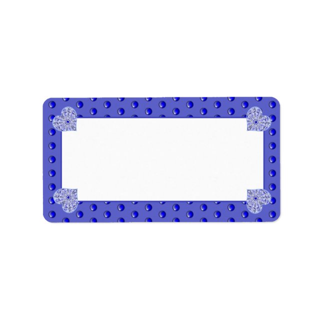 Ceramic Lace Blue of Greece Label (Front)