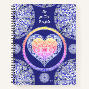 ceramic lace Blue of Greece Notebook