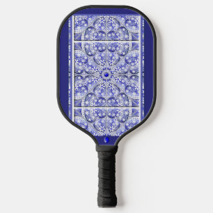 ceramic lace Blue of Greece Pickleball Paddle