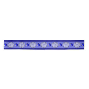 Ceramic lace Blue of Greece Satin Ribbon
