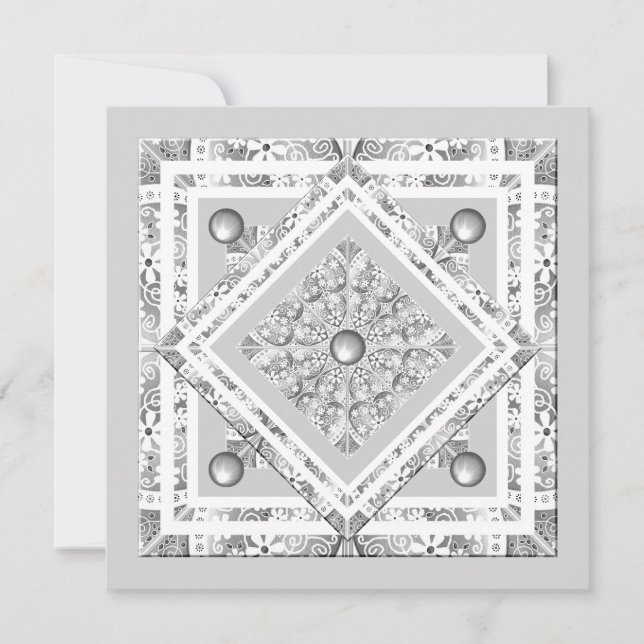 Ceramic Lace Grey Card (Front)