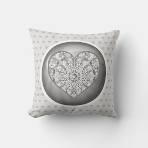 Ceramic Lace grey Cushion