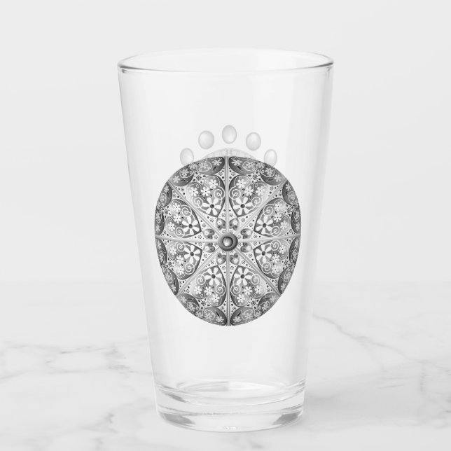 Ceramic Lace Grey Glass (Front)