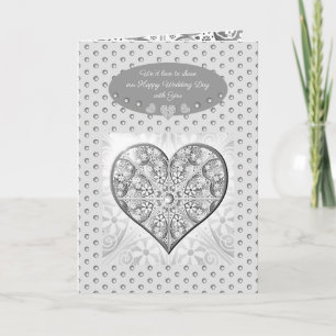 Ceramic Lace grey Invitation