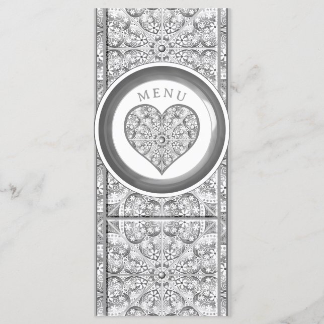 Ceramic Lace grey Menu (Back)