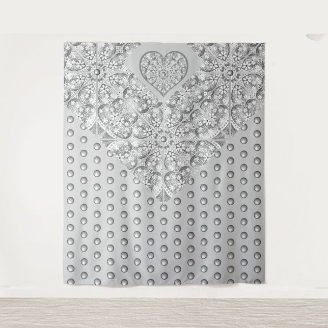 Ceramic Lace grey Tapestry (Front)