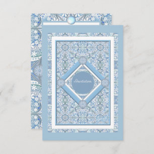 Ceramic lace Light blue