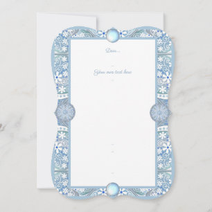 Ceramic lace Light blue