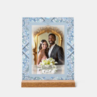 Ceramic lace Light blue