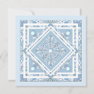 Ceramic Lace light blue Card