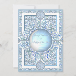 Ceramic lace Light blue Card