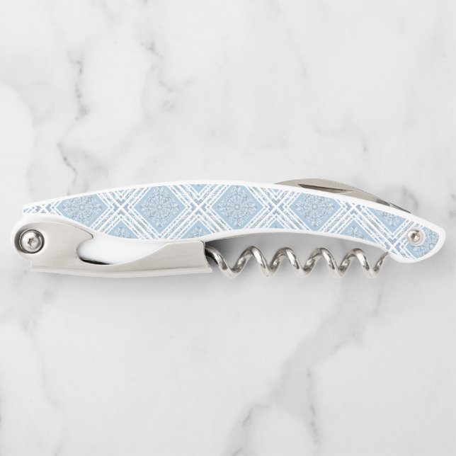 Ceramic Lace light blue Corkscrew (Front)