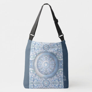 Ceramic Lace light blue Crossbody Bag