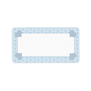 Ceramic Lace Light Blue Label
