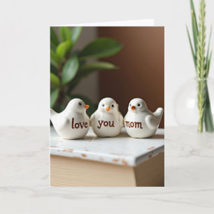 Ceramic Love You Mum Card