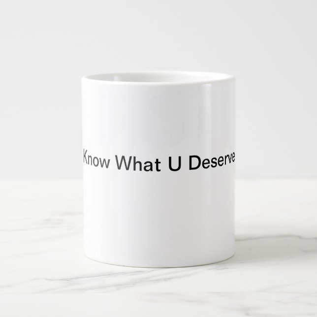 ceramic mug 20 oz dishwasher and microwave safe (Front)