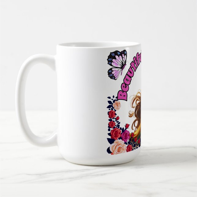 Ceramic Mug Born Beauty (Left)