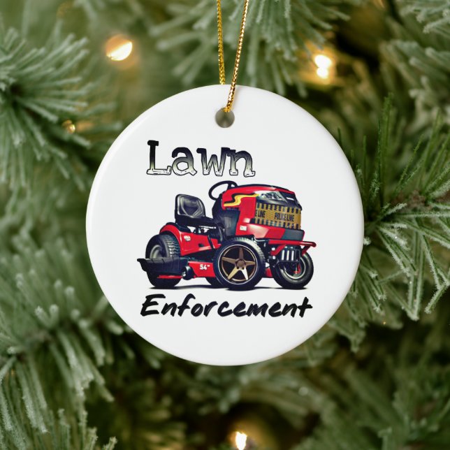 Ceramic Ornament Lawn care (Tree)