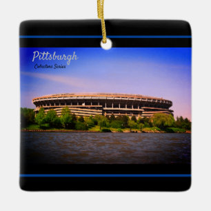 Ceramic Ornament Three Rivers Stadium Day View