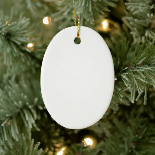 Ceramic Oval Ornament