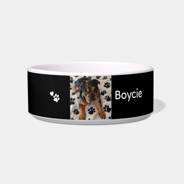 Ceramic personalized Pet Bowl (Front)