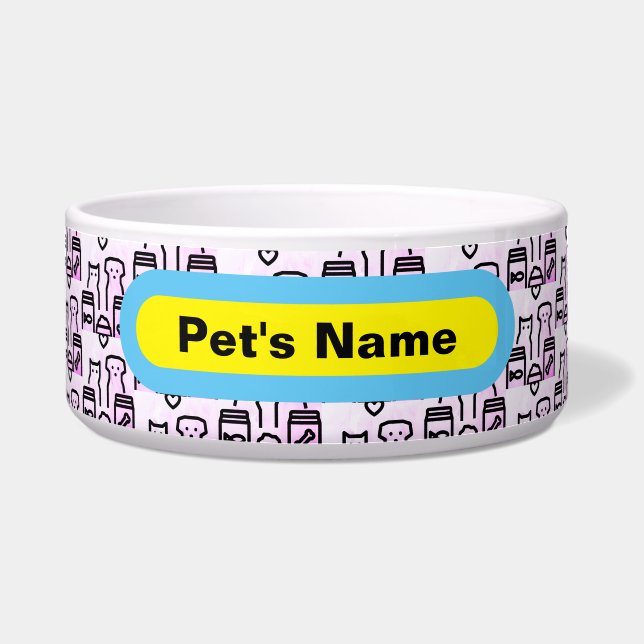 Ceramic Pet Bowl (Front)