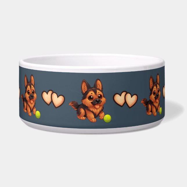 Ceramic Pet Bowl (Front)