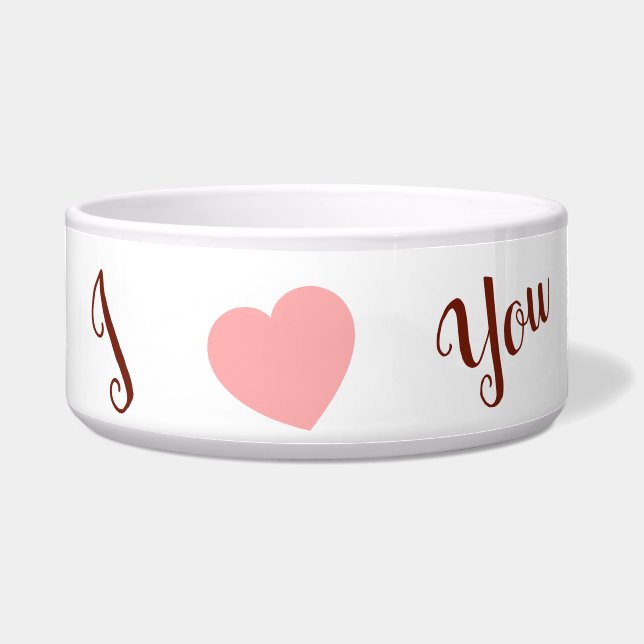 Ceramic Pet Bowl (Front)