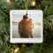 Ceramic Photo Ornament | Minimal Christmas Couple