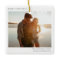 Ceramic Photo Ornament | Minimal Christmas Couple