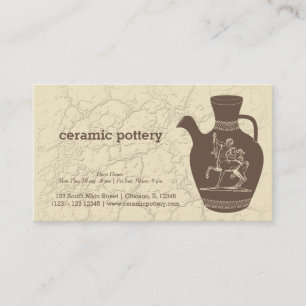 Ceramic Pottery Business Card