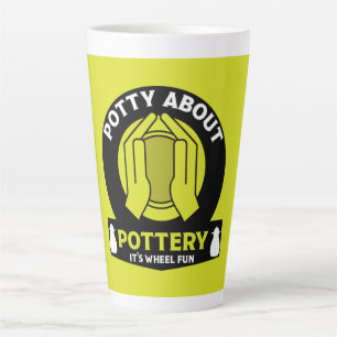 Ceramic Pottery Maker Latte Mug