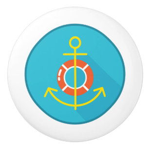 Ceramic Pull, Coastal Living Design, Anchor Ceramic Knob