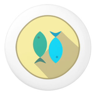 Ceramic Pull, Coastal Living Design, Fish Knob