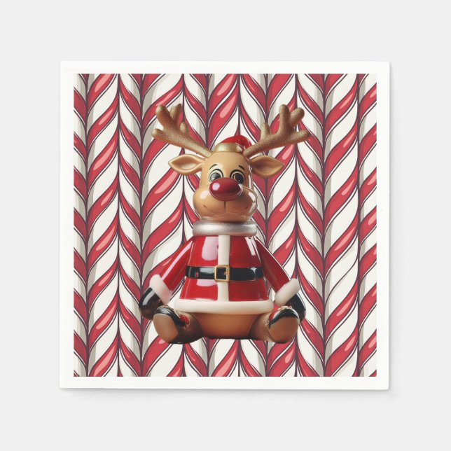 Ceramic Reindeer Napkin (Front)