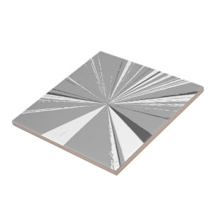 Ceramic Silver Tile by Janz 4.25x4.25