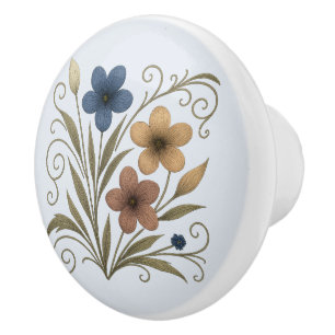 Ceramic Spring Early Door Handle Knob