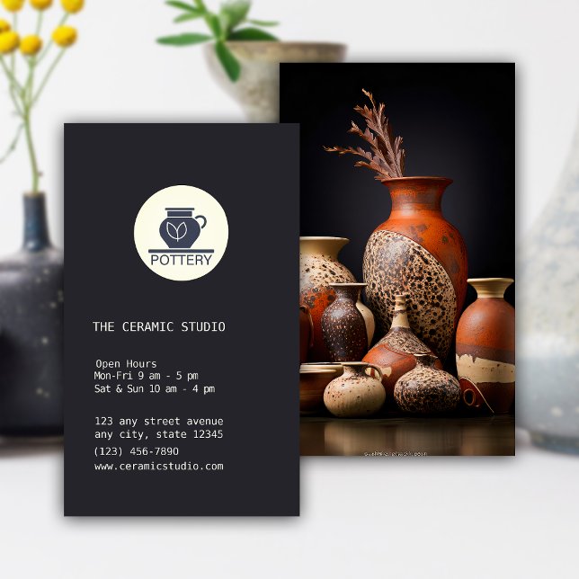 Ceramic Studio Business Card (Creator Uploaded)